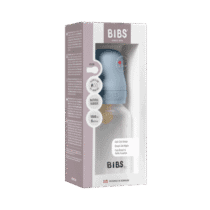 Bibs biberon rond plastique 150ml Baby blue