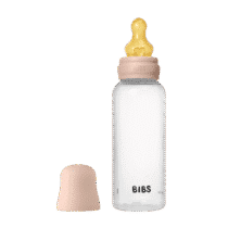 Bibs biberon rond plastique rose poudré 270ml