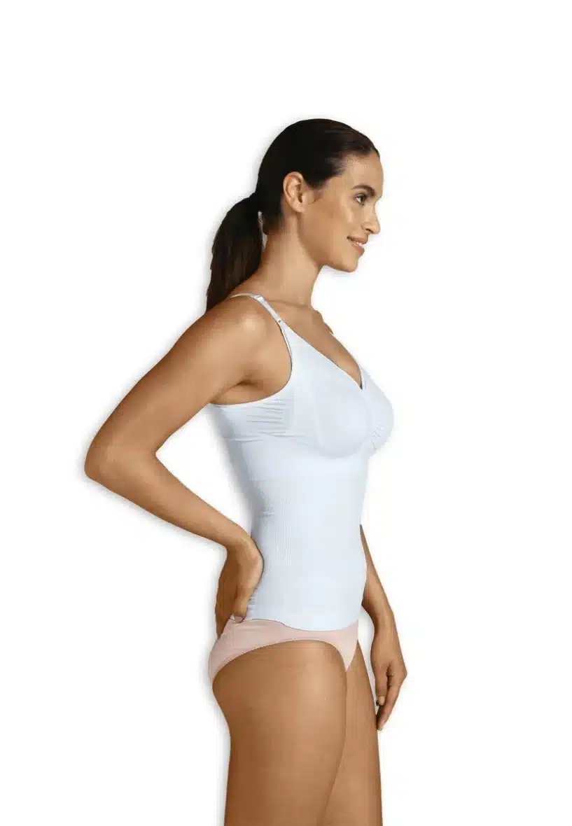 Carriwell top d’allaitement gainant blanc -2- bebemaman
