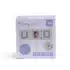 Eurekakids Cadre Empreintes bébé blanc et gris