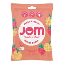 Jom Gourmet Gummies Sour Fraise et Pêche 70g