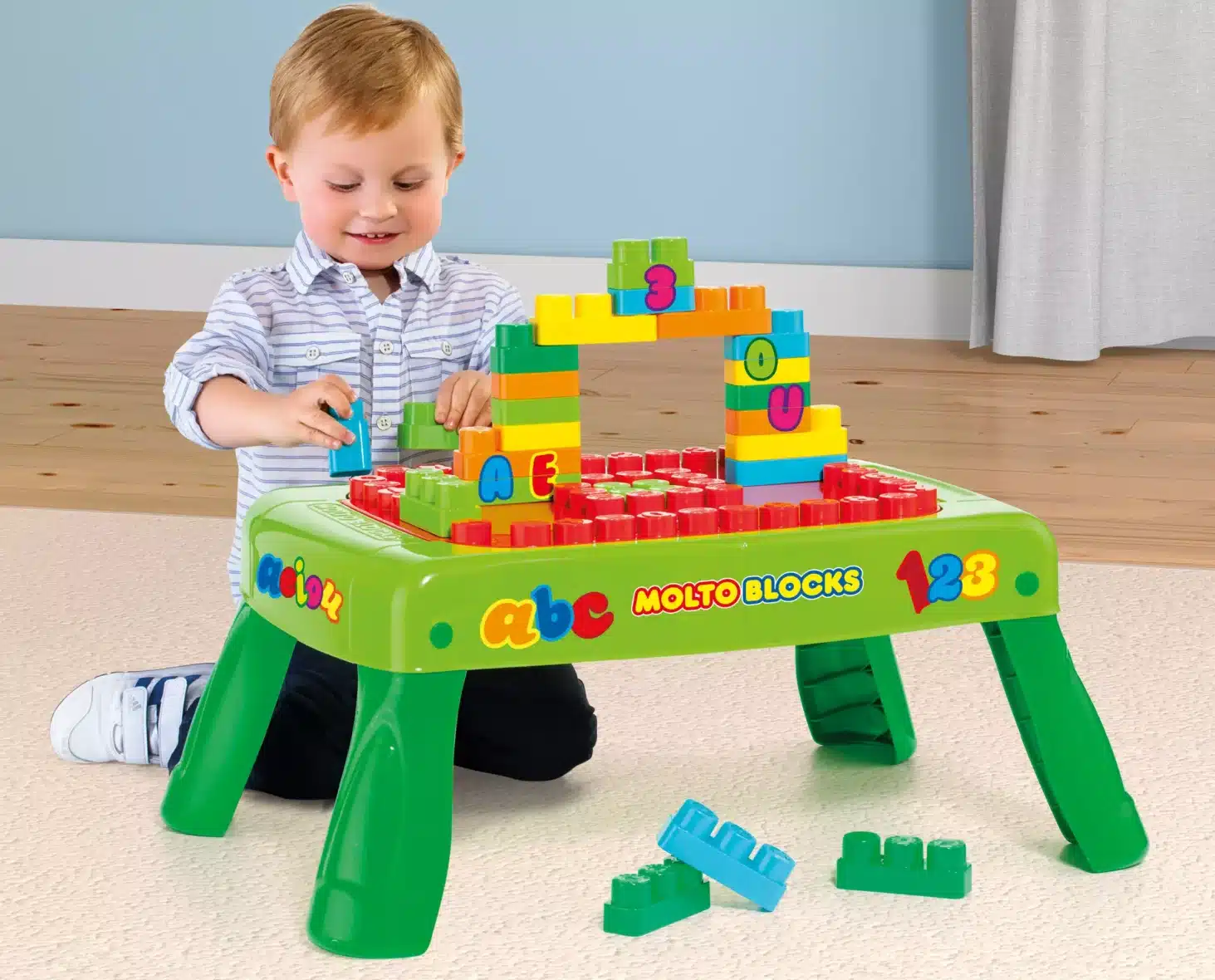 Molto Table pliable de blocs 20 pièces (3) bebemaman