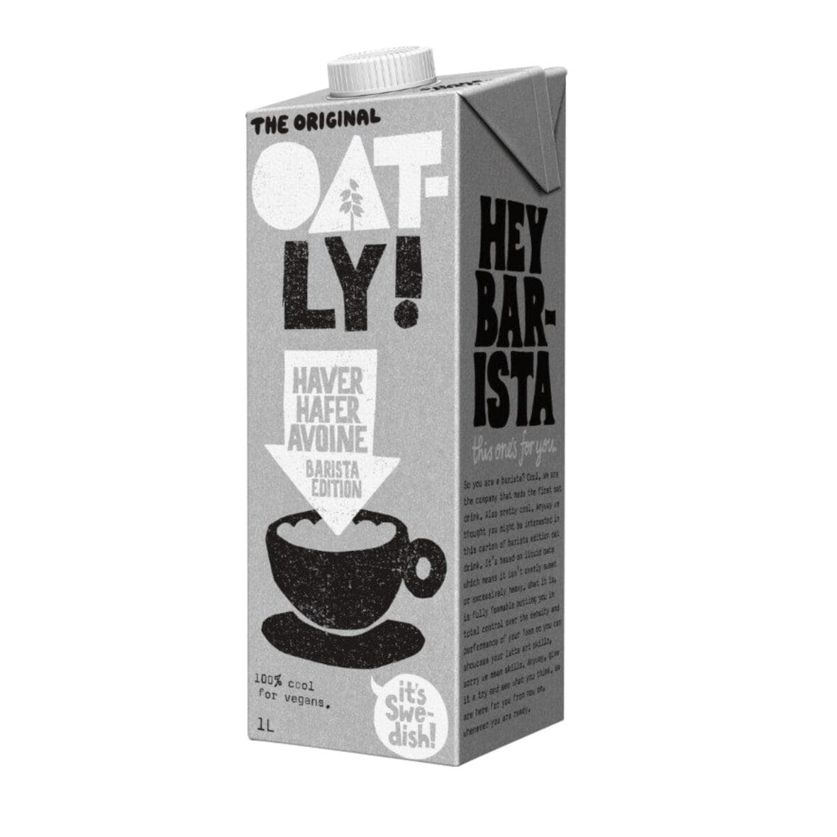 Oatly Boisson Avoine Barista 1L