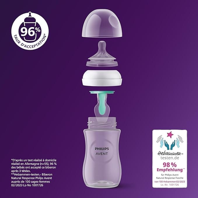 Philips Avent Biberon Natural Response 260ml (2) bebemaman