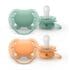 Philips Avent Sucette Ultra Soft 0-6m vert orange