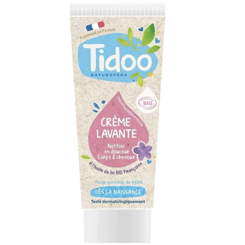 Tidoo Crème lavante nourrissante extrait de lin 200ml