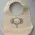 Yummy bavoir en silicone avec poche Elephant 9m+ beige