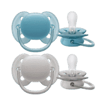 Philips Avent Sucette Ultra Soft 6-18m bleu gris