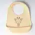 bavoir en silicone avec poche Girafe Yummy