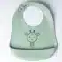 bavoir en silicone avec poche Girafe Yummy