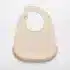 bavoir en silicone avec poche beige Yummy