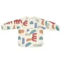 Beaba Bavoir à manches 2 en 1 Beige – Pratique & Imperméable pour les repas de bébé