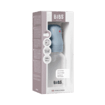 biberon Bibs rond en plastique 150ml baby blue