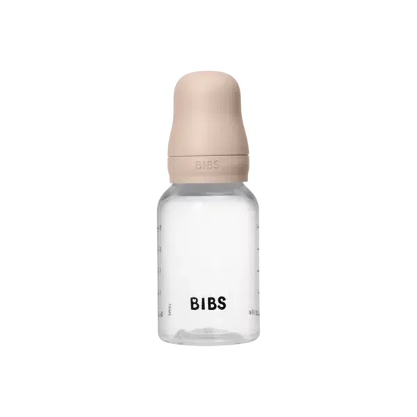 biberon Bibs rond en plastique 150ml rose poudré -4- bebemaman