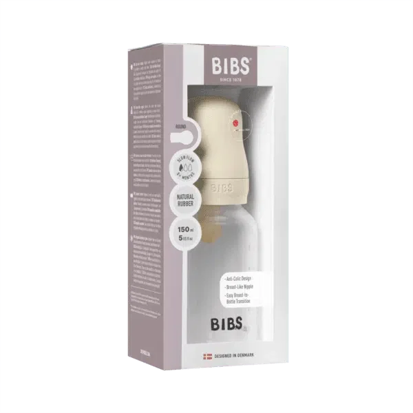 bibs biberon rond en plastique 150ml ivoire -2- bebemaman