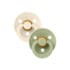 Bibs Lot de 2 Sucettes Beige Vert 6 - 18 mois