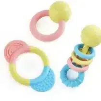 Hape 3 hochets de dentition bébé