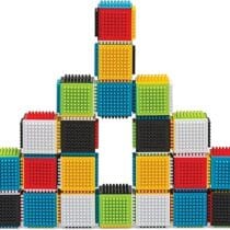 Infantino ensemble de 24 cubes souples colorés