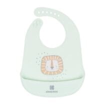 bavoir en silicone Savanna Vert Kikkaboo