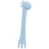 Kikkaboo Cuillère en silicone Girafe Bleu – Cuillère souple bébé 4m+