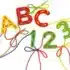 quercetti jeu de laçage montessori abc 123