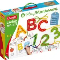 quercetti jeu de laçage montessori abc 123
