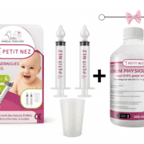 Pack Petit Nez seringues nasales et sérum physiologique