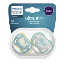 Philips Avent Sucette Ultra Air 18 mois baleine