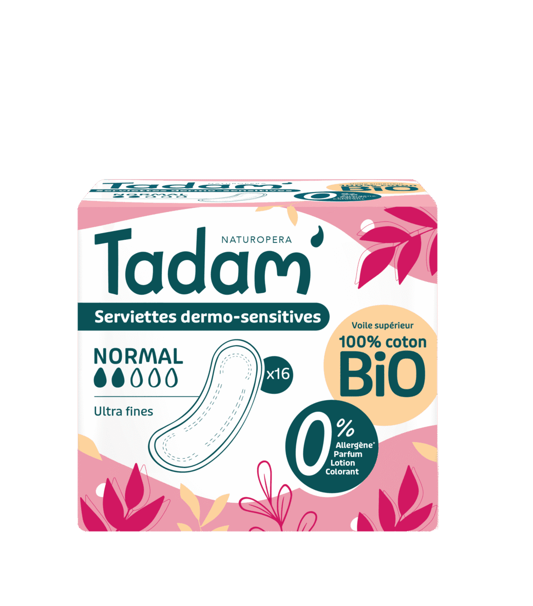 Tadam Serviettes Dermo-sensitives Ultra Normal X16