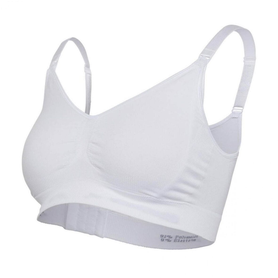 Carriwell Soutien-gorge d&rsquo;allaitement et de maternité L Original – Blanc