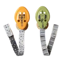 attache sucette tommee tippee orange vert