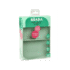Béaba assiette silicone avec ventouse vert
