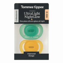 Tommee Tippee sucettes Ultra Light night glow jaune vert