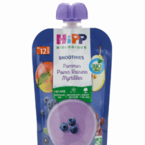 smoothie bébé bio hipp pommes poires raisins myrtilles