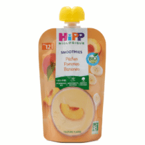 smoothie bébé bio pêche pomme banane hipp
