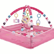 Kikkaboo tapis de jeu bébé avec 18 balles rose oiseaux
