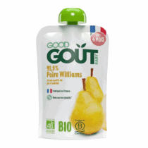 Gourde de fruits poire Williams 120g Good Gout pour bébé