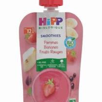 smoothie bébé bio HiPP pommes bananes fruits rouges 12 mois