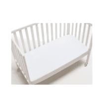drap housse blanc coton 60×120 cm Interbaby