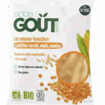 Good Goût Amuse-bouches lentilles corail maïs avoine 35g