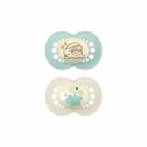 MAM lot de 2 sucettes nuit 6 mois phosphorescentes
