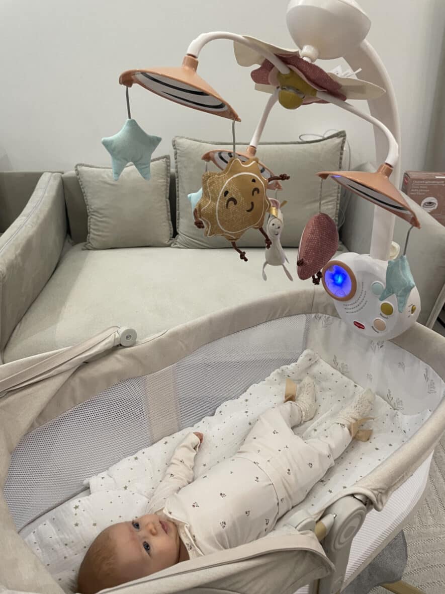 Mobile musical Tiny Love licorne pour lit bébé (2) bebemaman
