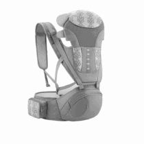Aiebao Porte-Bébé 0-36 Mois Gris ergonomique