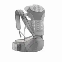 Aiebao Porte-Bébé 0-36 Mois Gris ergonomique