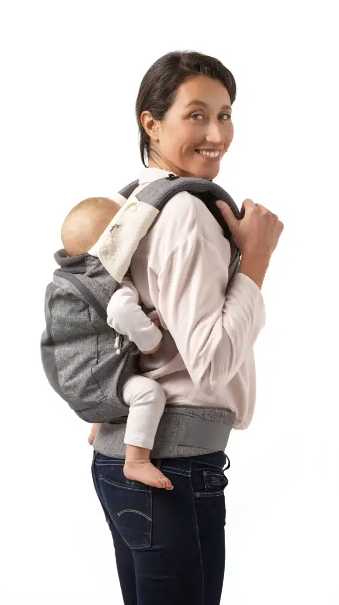 Tigex Porte bébé pliable Gris (3) bebemaman