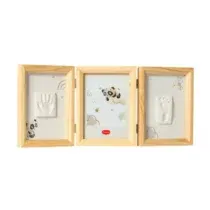 Tiny Love double cadre en bois souvenir bébé