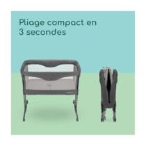 Bébé Confort Berceau bébé et cododo 2 en 1 Amara Tinted Graphite