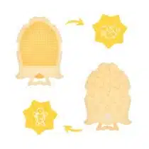 brosse massage silicone bébé Badabulle