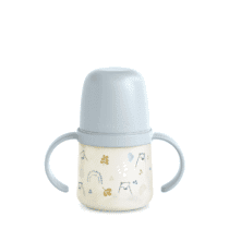 biberon suavinex avec anses anti-colic bleu 150ml
