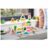 blocs de construction en bois 24 pièces multicolores